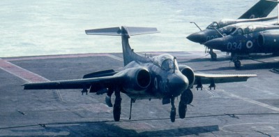 Buccaneer landing on Ark Royal