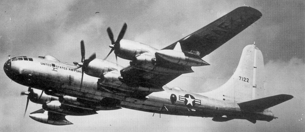 RB50 airborne from left below