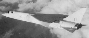 BAC TSR.2 above the clouds