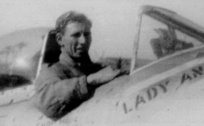Pilot/II Douglas Liquorish in his Tempest 6 JVT
