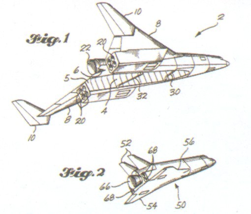 Boeing's mothership/spaceplane patent